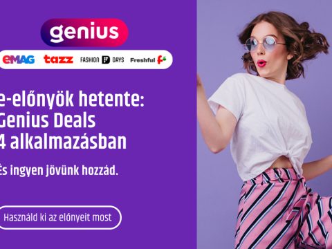 Az eMAG, Tazz, Fashion Days és Freshful aktív Genius ügyfelei négyszer többet spórolnak meg, mint azok, akik a négy alkalmazás ajánlatait használják fel (x)