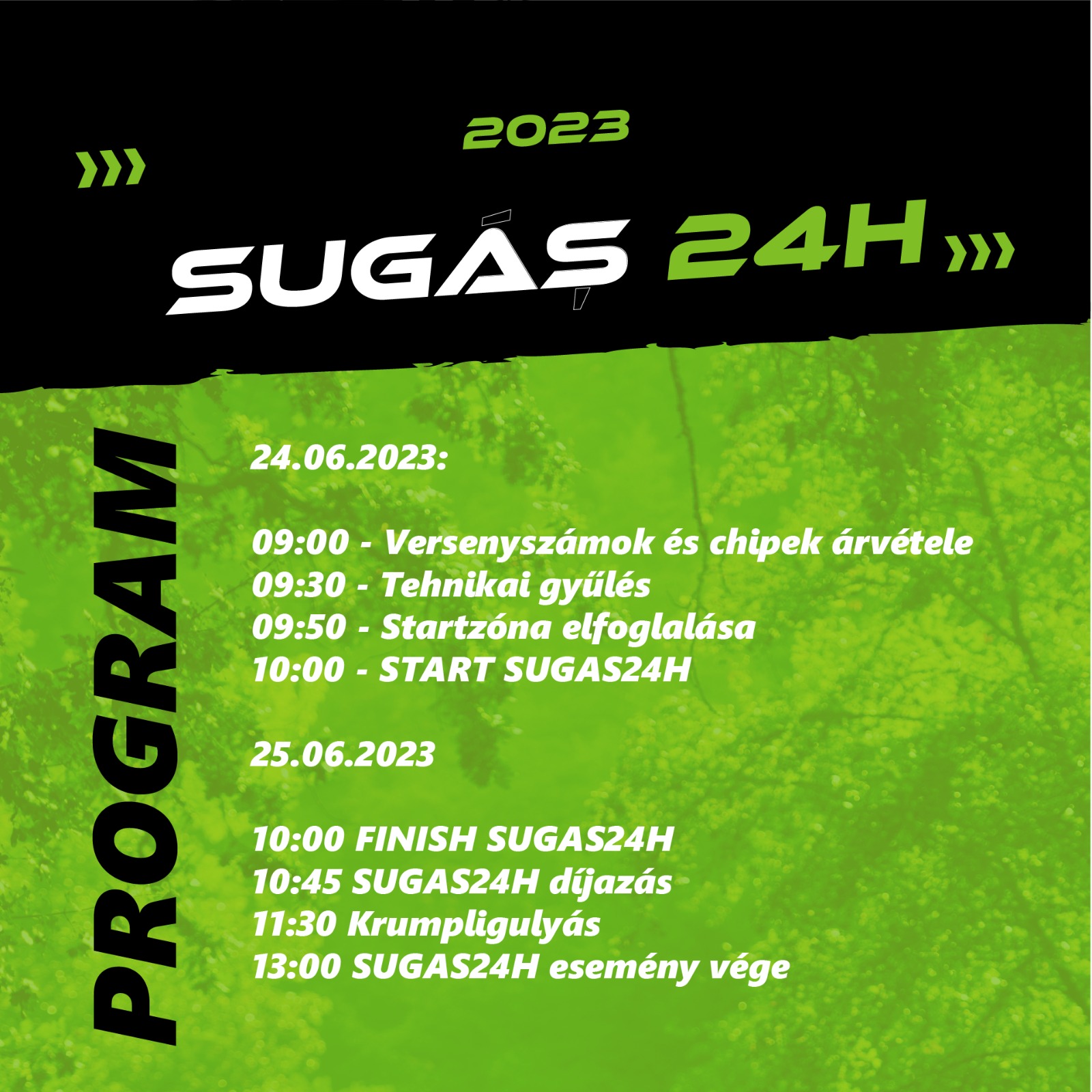 Szombaton SUGÁS24H