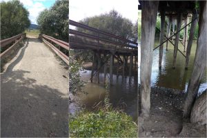 A szotyori híd életveszélyes állapota. Sok gazda inkább a rizikót választja, mint a több kilométeres kerülőt 
