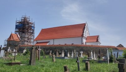 Jól haladnak a Szent Mihály-hegyi templom felújításával