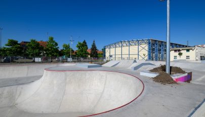 Modern adrenalinnövelő skatepark Szentgyörgyön