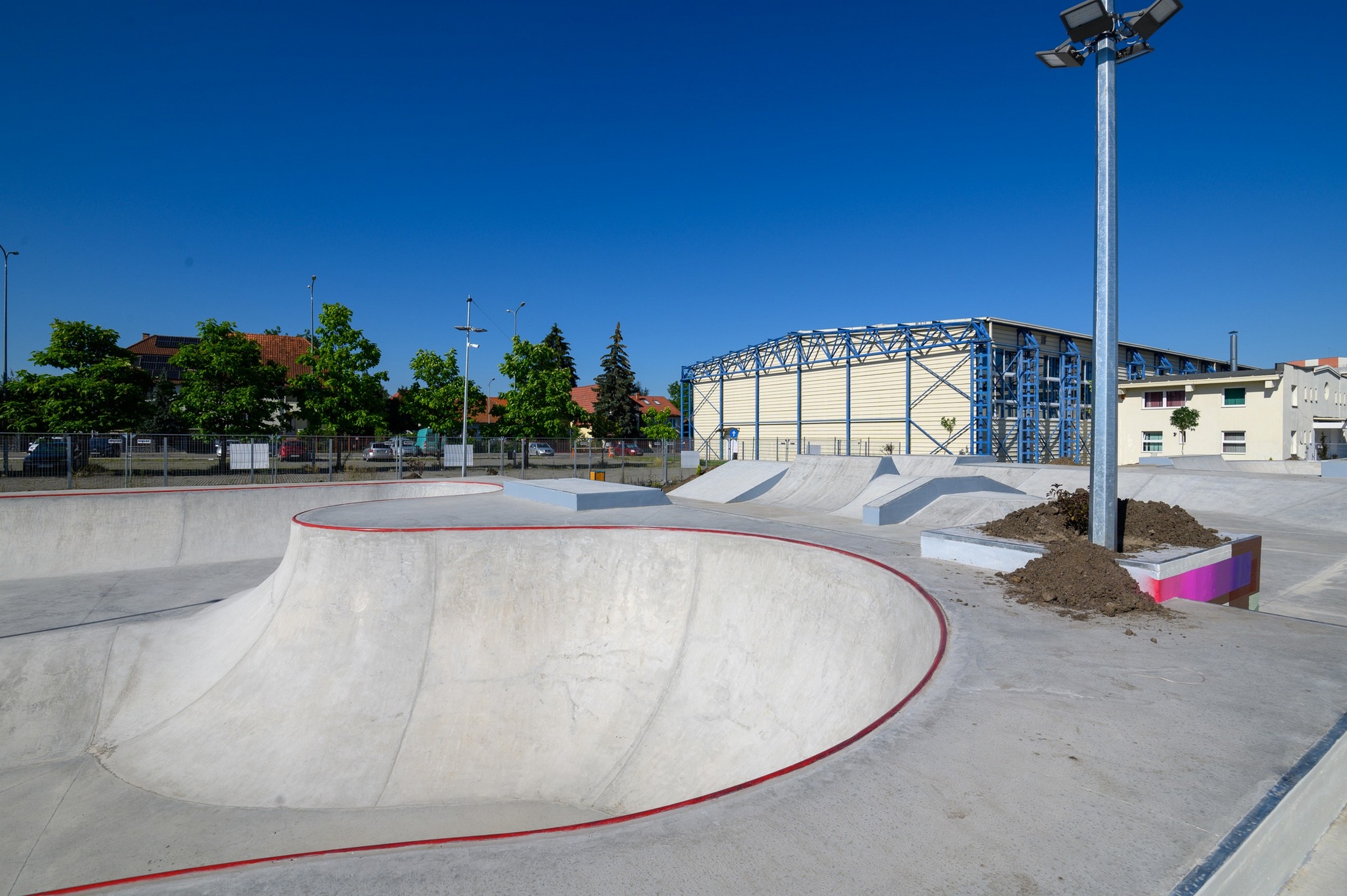 Modern adrenalinnövelő skatepark Szentgyörgyön