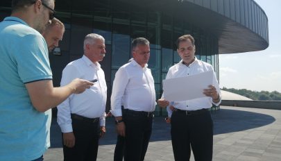 Adrian Vestea miniszter Sepsiszentgyörgyre látogatott