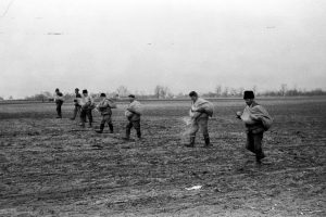 Vetés az 1930-as években (Fortepán/Új nemzedék napilap)
