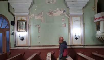 Szent László-legendát ábrázoló falfestményt fedeztek fel Sepsikőröspatakon