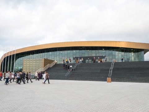 Országos ritmikus gimnasztika bajnokságnak ad otthont a Sepsi Aréna