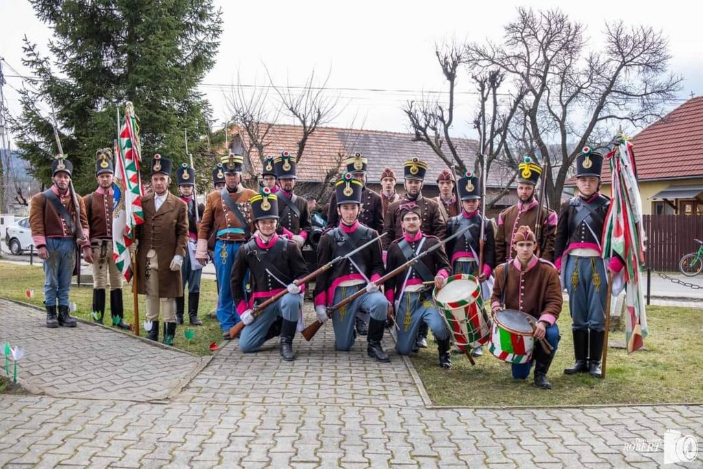 Hagyományőrző „tizenötösök” csoportképe… Fotó: Hagyományőrző 15-dik székely határőr gyalogezred/Facebook