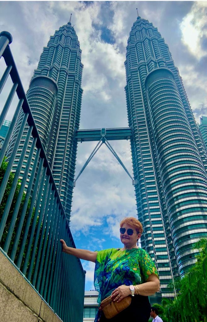 Petronas-ikertorony, Kuala Lumpur. Fotó: Tubák Klára személyes archívuma