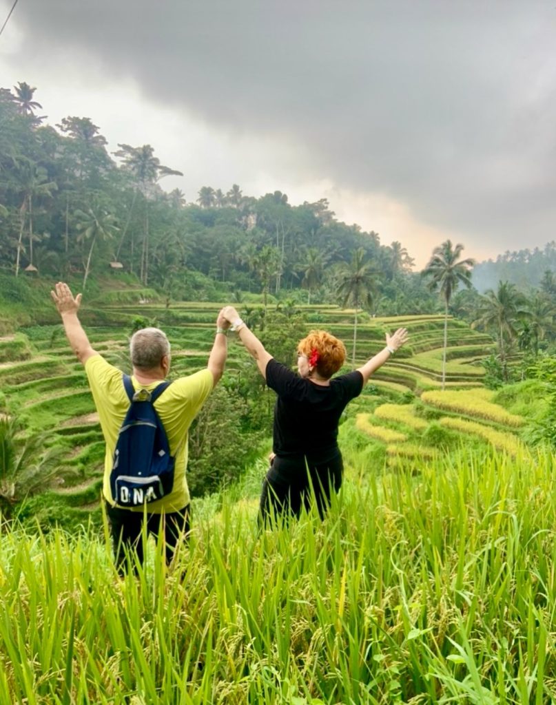 Teraszos rizsföldek, Bali. Fotó: Tubák Klára személyes archívuma