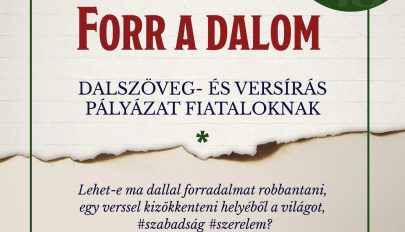 Forr a dalom! – vers- és dalszövegíró pályázat fiataloknak