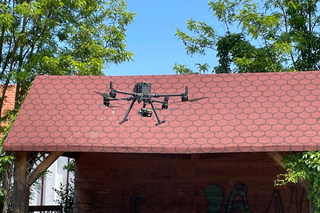A drón igen hasznos lehet katasztrófahelyzetben. Fotó: Tăraș Silviu