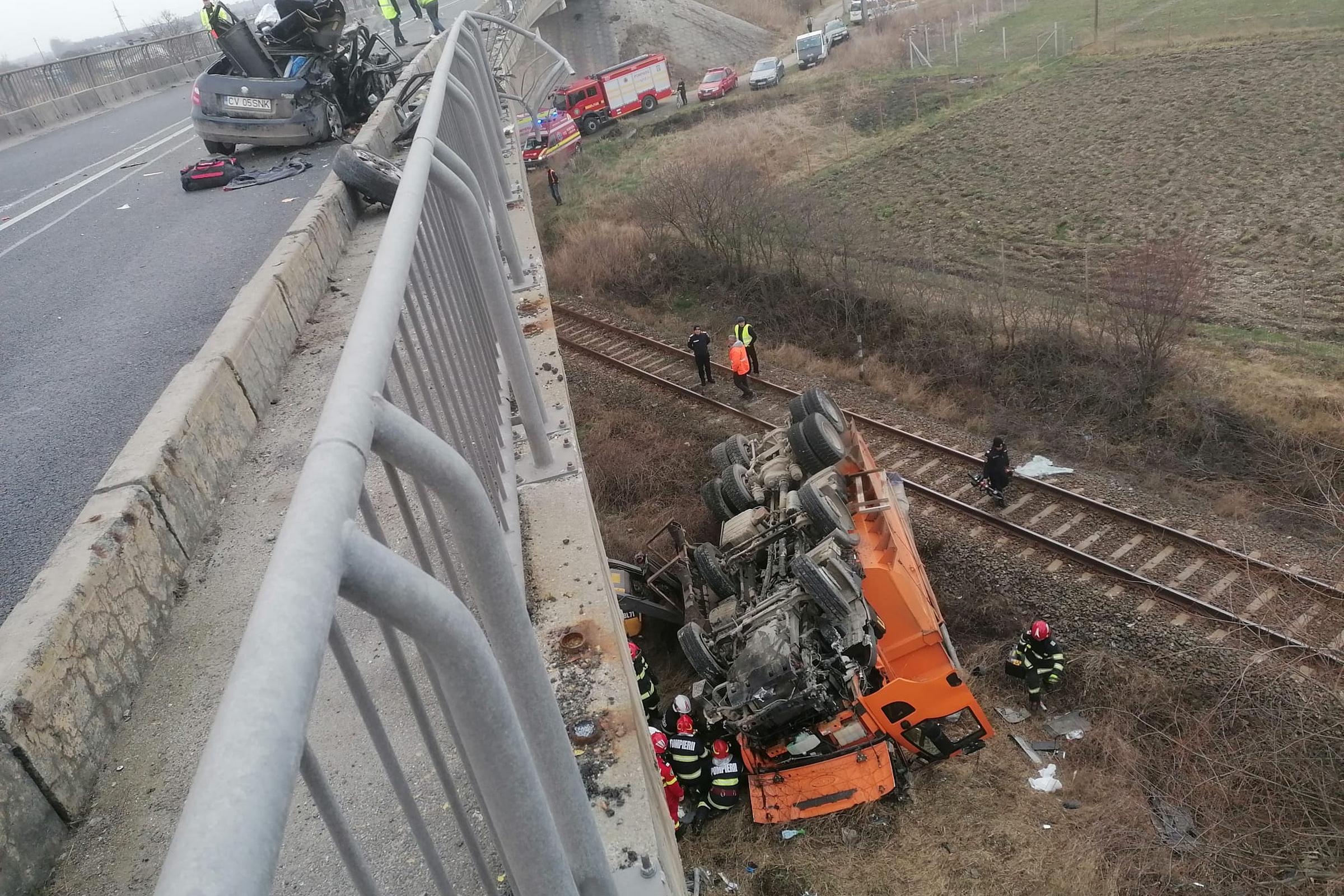 Vétlen háromszéki áldozatok hunytak el egy Szeben megyei balesetben