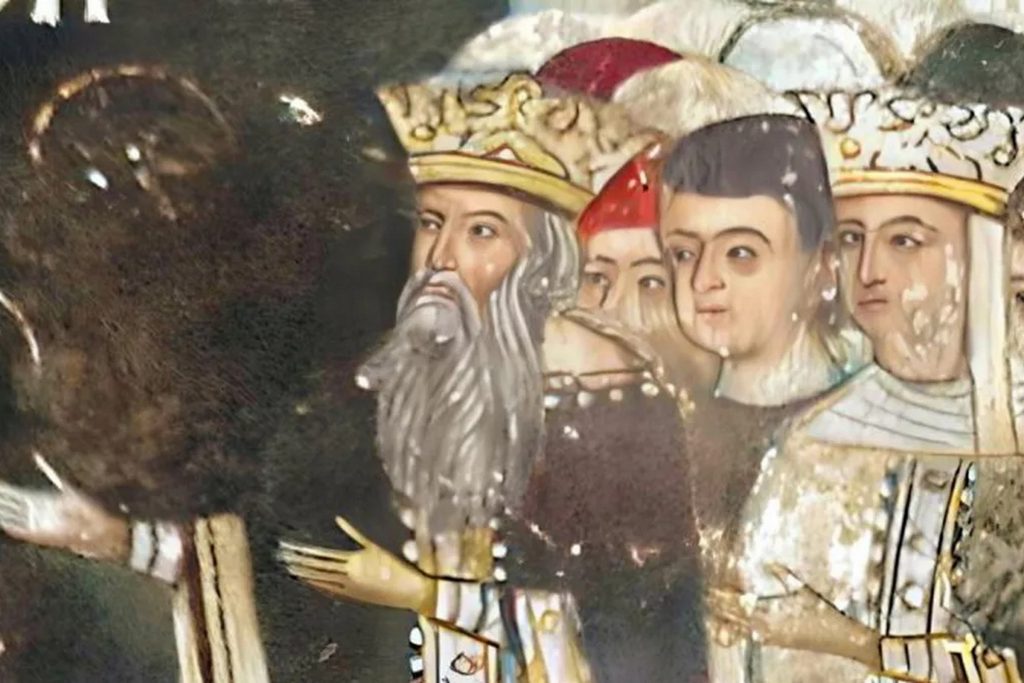 Alexandru cel Bun a Sucevița-kolostor freskóján. Fotó: playtech.ro