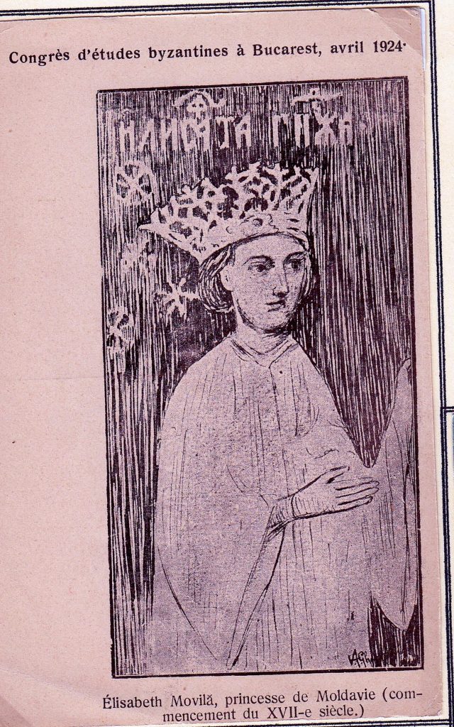 Csomortány Erzsébet ábrázolása egy száz évvel ezelőtti kiadványban. Fotó: emancipareafemeii.blogspot.com