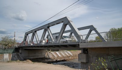 Készen áll az átadásra a vargyasi híd