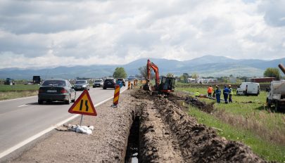 Nyáron végezhetnek a gázvezetéssel Kézdivásárhelyen