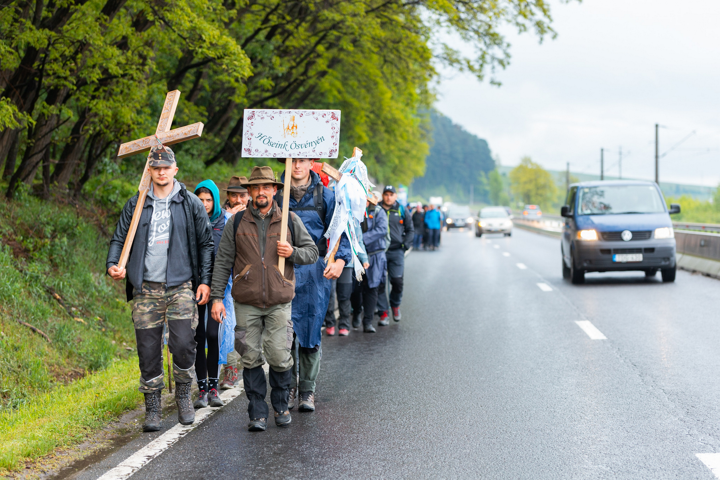 A zarándokoknak erőt adott a hit és perspektívát az út