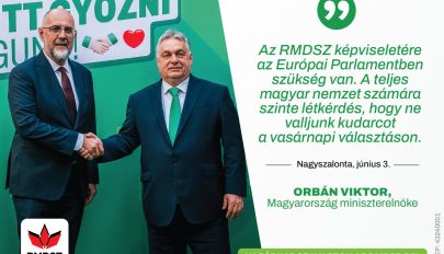 Vasárnap szavazzon az RMDSZ-re! (X)