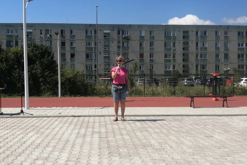 Veres Nagy Timea, a Sepsi Helyi Akciócsoport vezetője és a megnyitó főszervezője. Fotó: Bodor Tünde