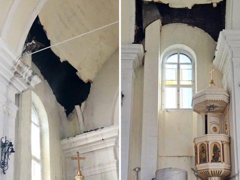 Kéménytűz okozott károkat a miklósvári római katolikus templomban