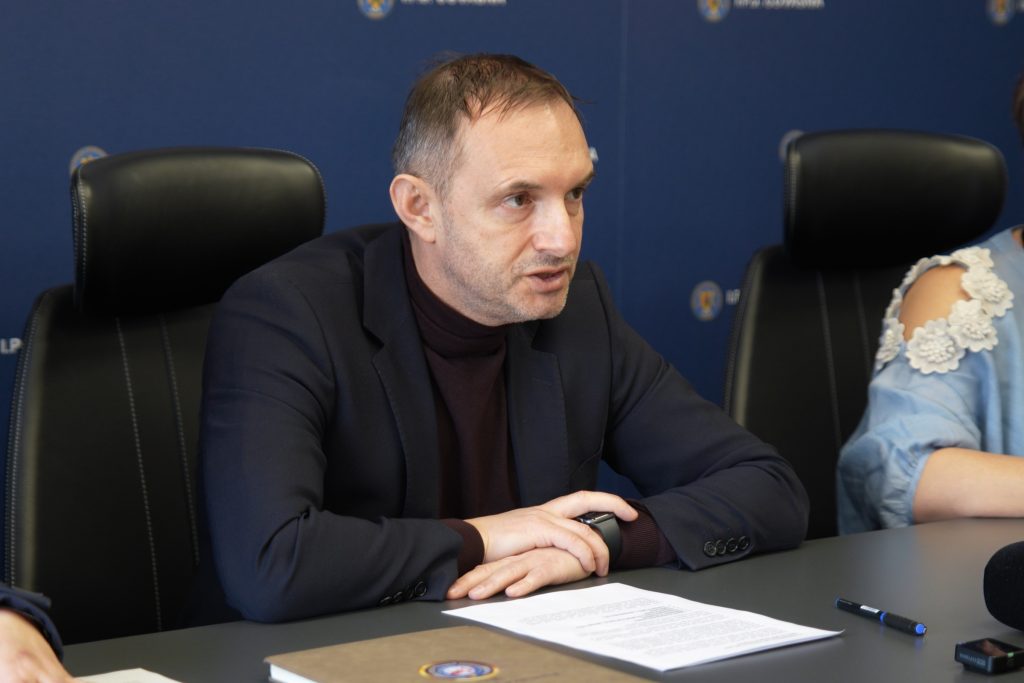 Pahonțu Alin rendőrfőkapitány osztotta meg a statisztikákat. Fotó: Tuchiluș Alex