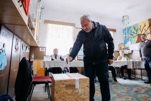 Bokor Tibor, Kézdivásárhely polgármestere: „A gyerekeim és az unokáim sorsáról szavaztam” (fotó: Csulak Zoltán)