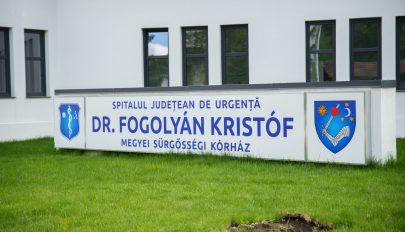 Megállás nélkül dolgoznak a sepsiszentgyörgyi megyei kórház területén