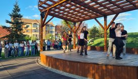 A Wegener-park színpadán perdültek táncra