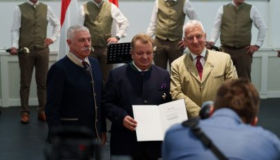 A magyar állam elismerésében részesült Sárkány Árpád