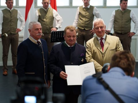 A magyar állam elismerésében részesült Sárkány Árpád