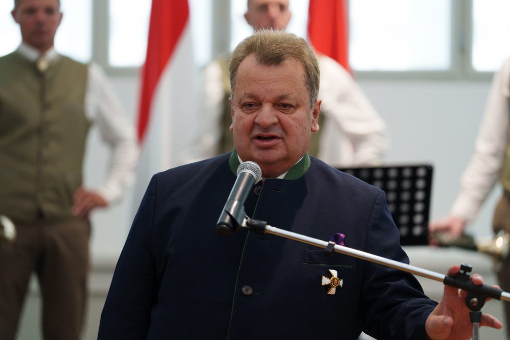 Sárkány Árpád, a Nemzetközi Vadászati és Vadvédelmi Tanács alelnöke. Fotó: Tuchiluș Alex
