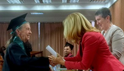 Sosem késő: a sepsiszentgyörgyi Movilă Mária 73 évesen végezte el a környezetmérnöki szakot
