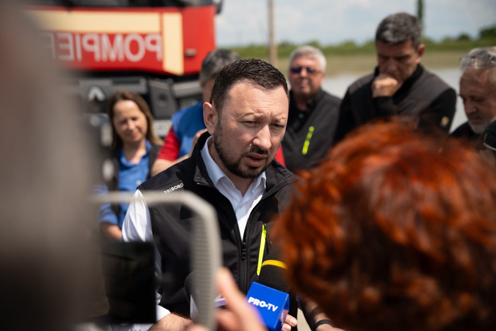 Mircea Fechet szerint egy víztározó építése részlegesen megoldaná az árvízvédelem kérdését. Fotó: Tuchiluș Alex