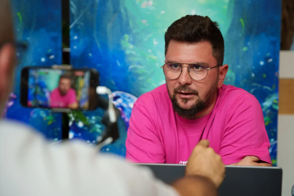 Oltean Csongor, a StartUp HUB társalapítója: idén is szakmai helyszínt biztosítunk. Fotó: Tuchiluș Alex