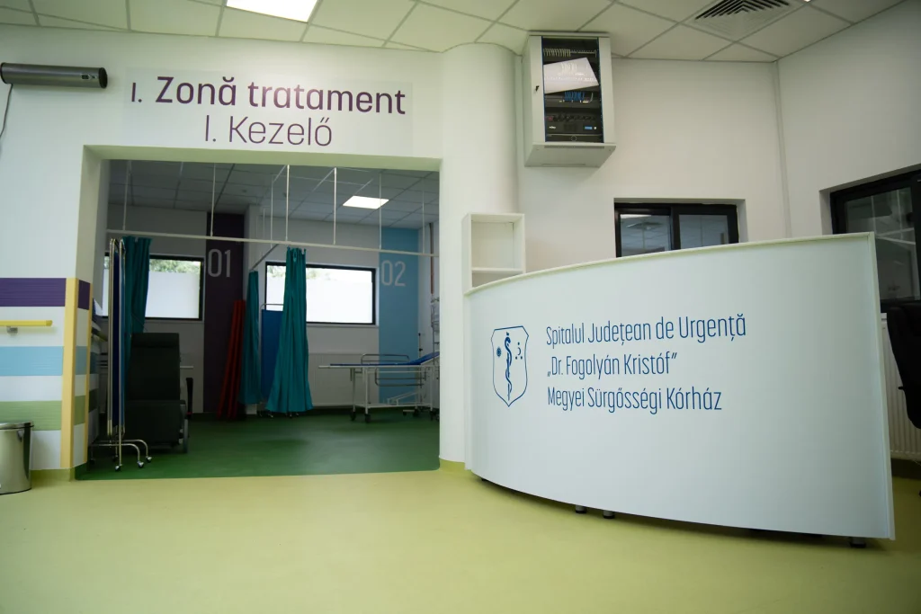 A sürgősségi osztályon 8 szakorvos, 25 ápoló dolgozik. Fotó: Tuchiluș Alex