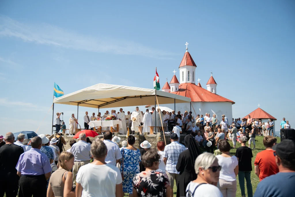 Tavaly is verőfényes napsütésben zajlott a perkői búcsú. Fotó: Tuchiluș Alex
