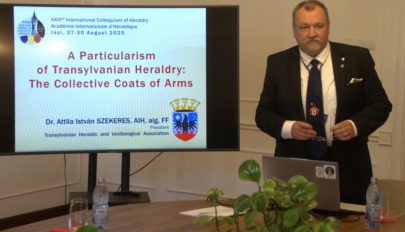 Kitüntették a sepsiszentgyörgyi heraldikust