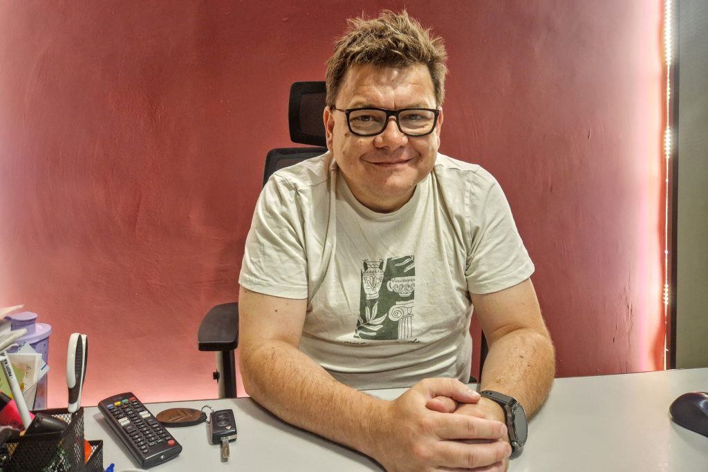 Lung László Zsolt: színház- és intéményvezető, színész, rendező Fotó: Kocsis Károly
